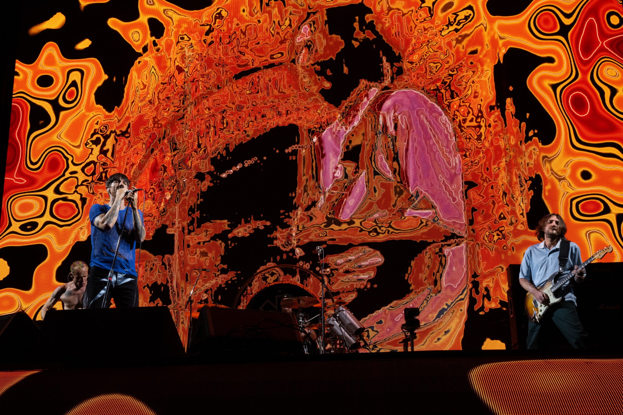 Red Hot Chili Peppers Make Comerica Park in Detroit Feel Like a