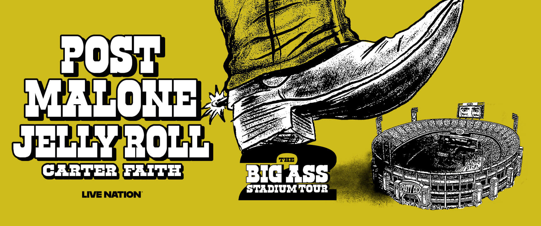 Post Malone And Jelly Roll Present: The BIG ASS Stadium Tour Part